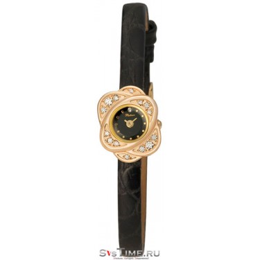 Женские золотые наручные часы Platinor 44756.501