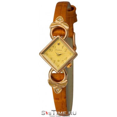 Женские золотые наручные часы Platinor 44856-3.411