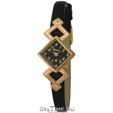 Женские золотые наручные часы Platinor 44856-4.505