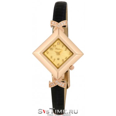 Женские золотые наручные часы Platinor 44956.411
