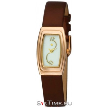 Женские золотые наручные часы Platinor 45050.128