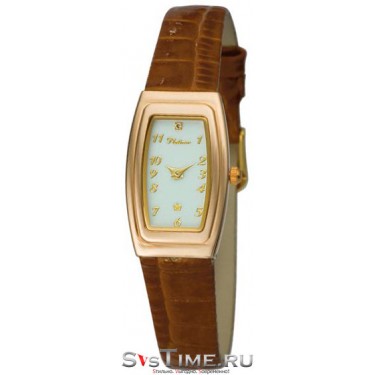 Женские золотые наручные часы Platinor 45050.305