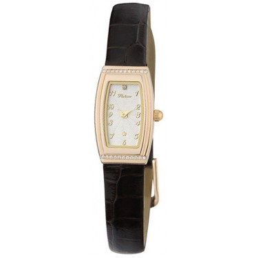 Женские золотые наручные часы Platinor 45056.211