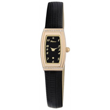 Женские золотые наручные часы Platinor 45056.505