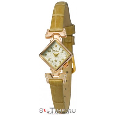 Женские золотые наручные часы Platinor 45556.111