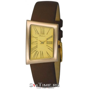Женские золотые наручные часы Platinor 47450.421