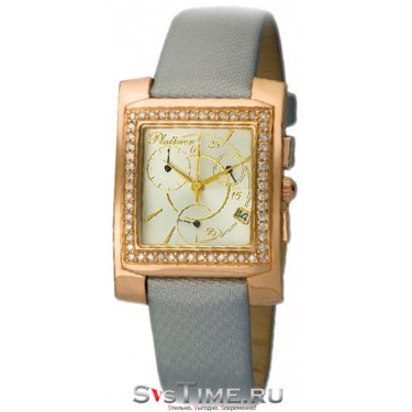 Женские золотые наручные часы Platinor 47551.234