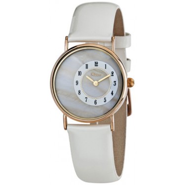 Женские золотые наручные часы Platinor 54530-1.307