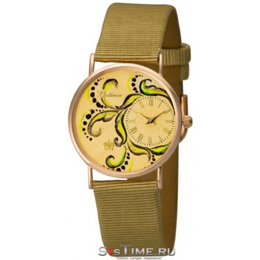 Женские золотые наручные часы Platinor 54550-1P.437