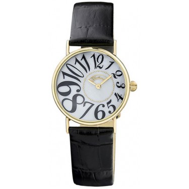 Женские золотые наручные часы Platinor 54560-1.333
