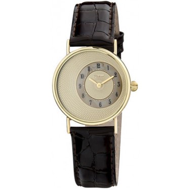 Женские золотые наручные часы Platinor 54560-1.407