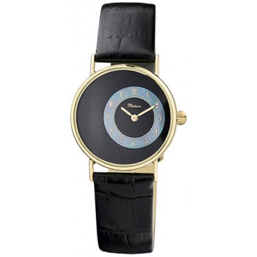 Женские золотые наручные часы Platinor 54560-1.507