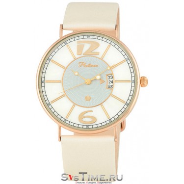 Женские золотые наручные часы Platinor 56750.113