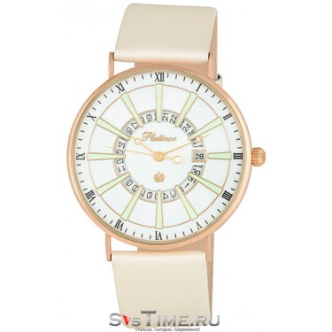 Женские золотые наручные часы Platinor 56750.133
