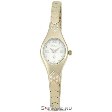Женские золотые наручные часы Platinor 70641.116