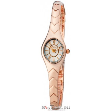 Женские золотые наручные часы Platinor 70650.220