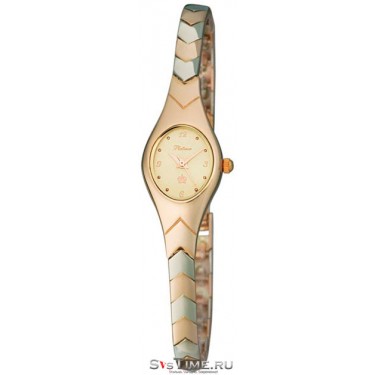 Женские золотые наручные часы Platinor 70680.406
