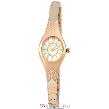 Женские золотые наручные часы Platinor 70681.117