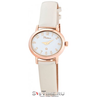 Женские золотые наручные часы Platinor 74150.105