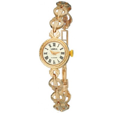 Женские золотые наручные часы Platinor 77456.116