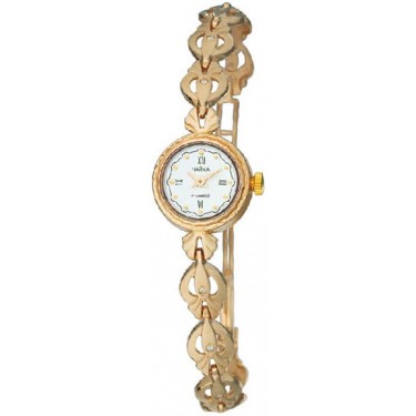 Женские золотые наручные часы Platinor 77456.221