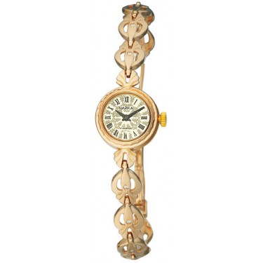 Женские золотые наручные часы Platinor 77456.247