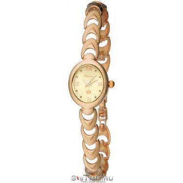 Женские золотые наручные часы Platinor 78150.416