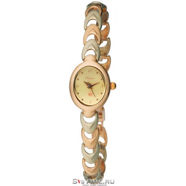 Женские золотые наручные часы Platinor 78180.406