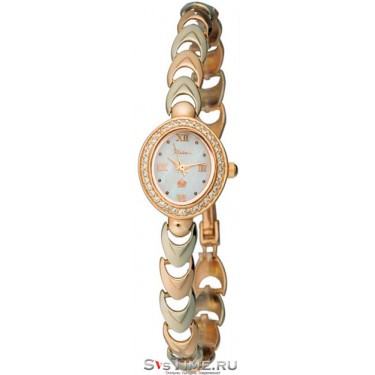 Женские золотые наручные часы Platinor 78181.316
