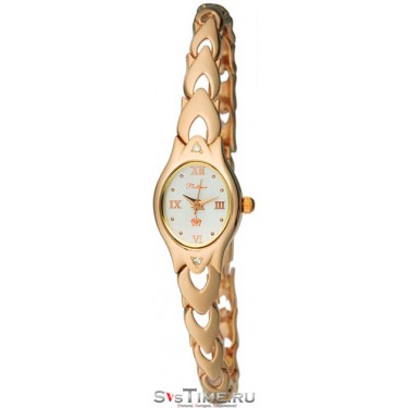 Женские золотые наручные часы Platinor 78251.116