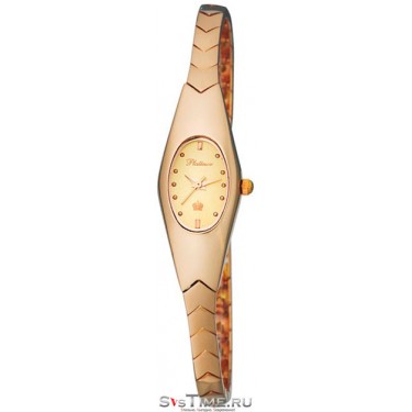 Женские золотые наручные часы Platinor 78550.401