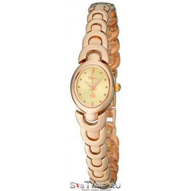 Женские золотые наручные часы Platinor 78750.401