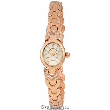 Женские золотые наручные часы Platinor 78756.217