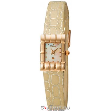 Женские золотые наручные часы Platinor 90150.301