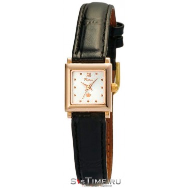Женские золотые наручные часы Platinor 90250.116 ремешок
