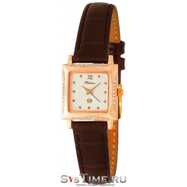 Женские золотые наручные часы Platinor 90256.116