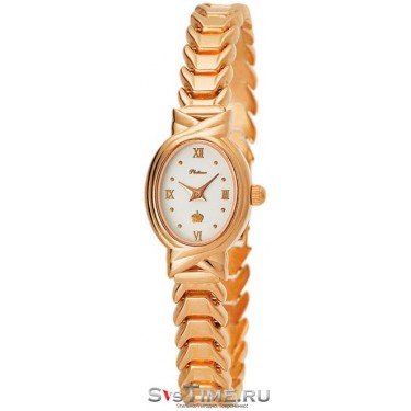 Женские золотые наручные часы Platinor 90350.116
