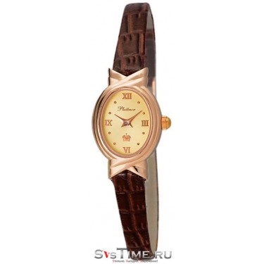 Женские золотые наручные часы Platinor 90350.416 ремешок