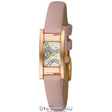 Женские золотые наручные часы Platinor 90550.325