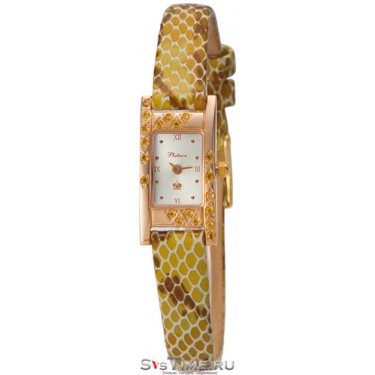 Женские золотые наручные часы Platinor 90557.216