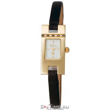 Женские золотые наручные часы Platinor 91415.103