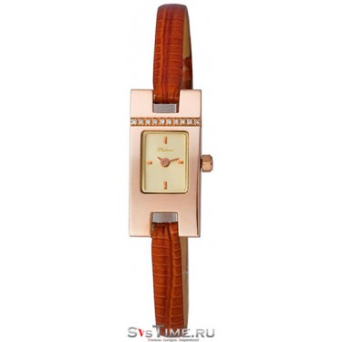 Женские золотые наручные часы Platinor 91451.403