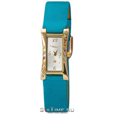 Женские золотые наручные часы Platinor 91717.206