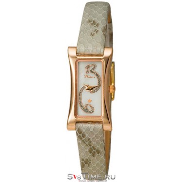Женские золотые наручные часы Platinor 91750.328