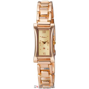 Женские золотые наручные часы Platinor 91750.416