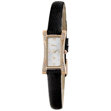 Женские золотые наручные часы Platinor 91751.216