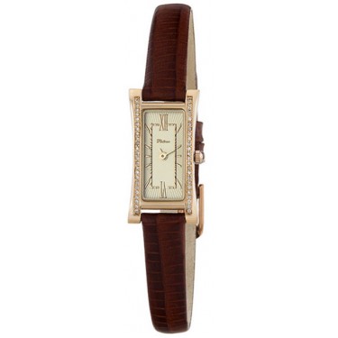 Женские золотые наручные часы Platinor 91751.420