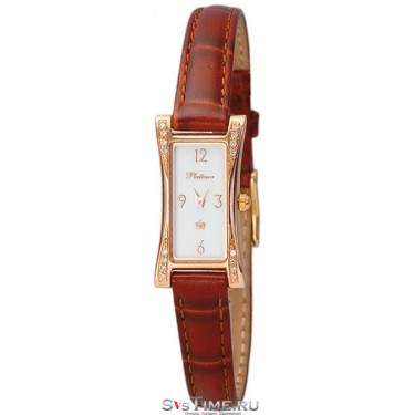 Женские золотые наручные часы Platinor 91751А.306