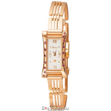 Женские золотые наручные часы Platinor 91757.316