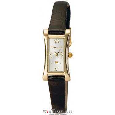 Женские золотые наручные часы Platinor 91760.206